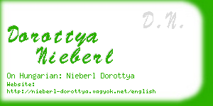 dorottya nieberl business card